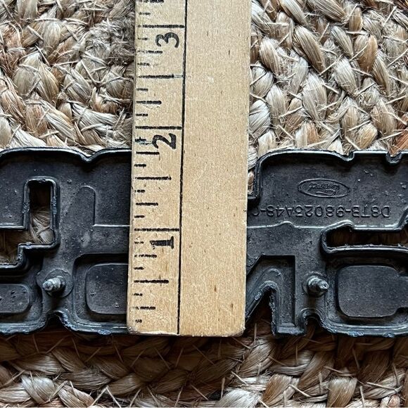 Vintage 1970s Original Chrome Ford Bronco Custom Emblem - Picture 5 of 10